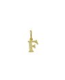 Pingente Letra F - 00 - 6mm x 15mm - 0.24gr