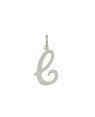 Pingente Letra C Reticulada - G1 - 13mm x 29mm - 0.82gr
