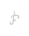 Pingente Letra F Reticulada - G1 - 16mm x 29mm - 0.77gr