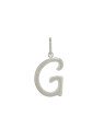 Pingente Letra G Reticulada - G1 - 14mm x 29mm - 0.92gr
