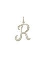 Pingente Letra R Reticulada - G1 - 17mm x 19mm - 0.82gr