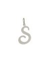 Pingente Letra S Reticulada - G1 - 14mm x 19mm - 0.93gr