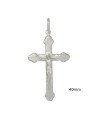 Pingente Cruz Gr.c/ Jesus - G1 - 15mm x 42mm - 2.70gr