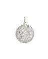 Pingente Medalha de Sao Bento Dupla - G1 - 20mm x 30mm - 3.27gr