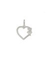 Pingente Ag Cor Vaz Menina - G3 - 16mm x 21mm - 0.86gr
