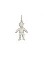 Pingente de Menino Duplo - G1 - 14mm x 30mm - 1.55gr