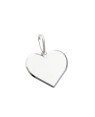 Pingente Coracao Liso - G3 - 21mm x 26mm - 1.94gr