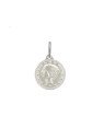 Pingente Ag Medalha 15mm - G1 - 15mm x 20mm - 1.92gr
