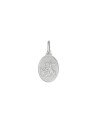 Pingente Oval  Sao Jorge - G1 - 11mm x 24mm - 1.30gr