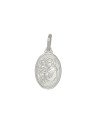 Pingente Oval Santo Antonio - G1 - 15mm x 59mm - 2.29gr