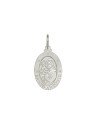 Pingente Medalha Oval de Santo Antonio - G1 - 14mm x 30mm - 2.36gr