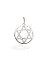 Pingente Estrela de Davi Estampada - G1 - 30mm x 42mm - 3.37gr