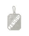 Pingente Placa Jesus - G1 - 19mm x 30mm - 3.19gr