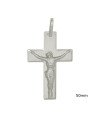Pingente Cruz com Cristo - G1 - 33mm x 60mm - 6.82gr