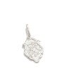 Pingente AG Moldura Sao Jorge 14mm - G1 - 10mm x 22mm - 0.86gr