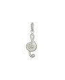 Pingente AG Nota Musical - G1 - 9mm x 28mm - 1.00gr