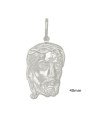 Pingente Face de Cristo de Frente Macico - G1 - 27mm x 53mm - 8.61gr