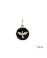Pingente Espirito Santo com Resina - G3 - 15mm x 25mm - 1.77gr