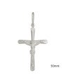 Pingente Cruz Bastao com Cristo - G1 - 32mm x 68mm - 3.92gr