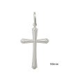 Pingente Cruz com Pontas Redondas - G1 - 25mm x 60mm - 4.74gr
