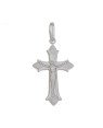 Pingente Cruz com Cristo Lisa - G1 - 19mm x 38mm - 2.20gr