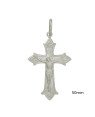 Pingente Cruz Portuguesa com Cristo - G1 - 34mm x 69mm - 6.46gr