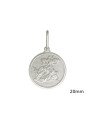 Pingente AG Sao Jorge Borda Dia. 20mm - G1 - 20mm x 30mm - 3.28gr