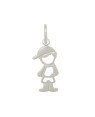 Pingente AG Menino Vazado 25mm - G1 - 15mm x 35mm - 1.49gr