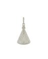 Pingente AG N. S. Aparecida 20mm Estampada - G1 - 15mm x 28mm - 1.95gr