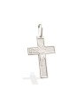Pingente AG Cruz c/ Face de Cristo 50mm - G1 - 34mm x 60mm - 6.59gr