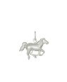 Pingente AG Cavalo Duplo 25mm - G1 - 24mm x 20mm - 2.03gr