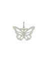 Pingente AG Borboleta Vaz 25mm - G1 - 25mm x 22mm - 1.70gr