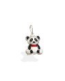 Pingente AG Urso Panda Duplo (Preto/Vermelho) - G3 - 14mm x 25mm - 1.71gr