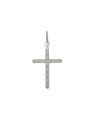 Pingente AG Cruz c/ Navete no Centro 25mm - G3 - 16mm x 32mm - 0.74gr
