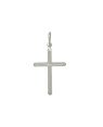 Pingente AG Cruz c/ Diamantado no Centro 23mm - G3 - 16mm x 30mm - 0.70gr