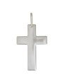 Pingente AG Cruz Lisa 50mm - G1 - 33mm x 60mm - 6.65gr