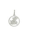 Pingente AG Sao Jorge no Aro c/ Oracao 20mm - G1 - 20mm x 32mm - 1.84gr