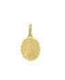 Pingente N. Sra. Aparecida Diamantada - Oval - 00 - 15mm x 28mm - 2.08gr