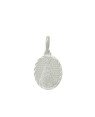 Pingente AG N. Sra. Aparecida Diamantada - Oval - G1 - 15mm x 32mm - 2.63gr