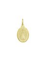 Pingente Oval 17mm c/ N. S. Aparecida - 00 - 13mm x 25mm - 1.60gr