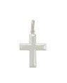 Pingente AG Cruz Lisa 25x20mm - G1 - 20mm x 36mm - 2.03gr