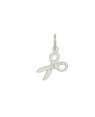 Pingente AG Tesoura Dupla Vazada 16mm  - G1 - 12mm x 26mm - 1.02gr