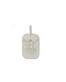 Pingente AG Placa Diamantada Cristo  - G1 - 13mm x 27mm - 2.62gr