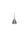 Pingente AG N. S. Aparecida c/ Resina 12mm  - G5 - 9mm x 21mm - 0.59gr
