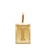 Pingente Retangulo Letra " I "  - 00 - 20mm x 42mm - 3.97gr