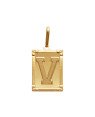 Pingente Retangulo Letra "V"  - 00 - 20mm x 42mm - 3.90gr
