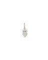 Pingente AG Coruja Pena Estampada c/ Resina - G5 - 5mm x 14mm - 0.35gr