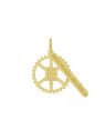Pingente Profissao "Eng. Mecanica" c/ Placa Escrita Foto Corrosao - 00 - 1mm x 1mm - 0.93gr