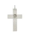 Pingente AG Cruz c/ Oracao Pai Nosso e Face de Cristo 50mm - G3 - 33mm x 61mm - 6.47gr