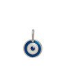 Pingente AG Olho Grego 15mm c/ Resina - G3 - 15mm x 22mm - 1.61gr